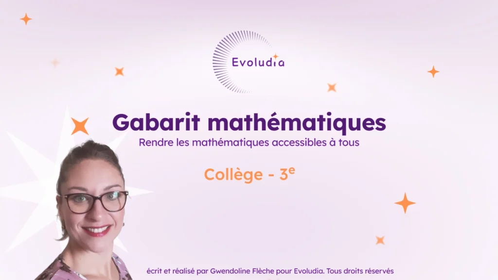 Gabarits mathématiques 3e