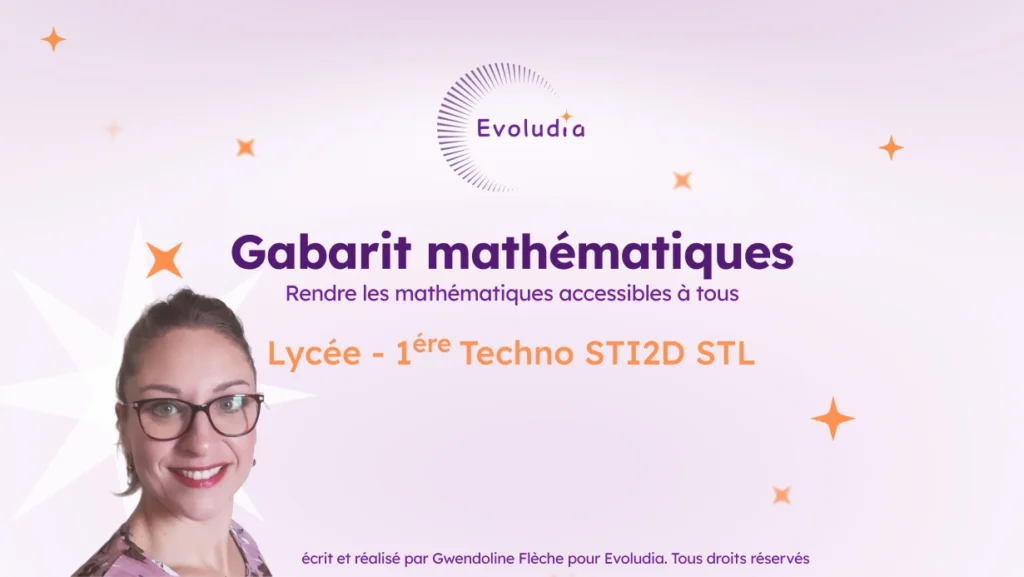 Gabarits 1ere STI2D et STL