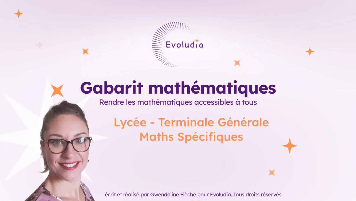 Gabarits de 1ere générale maths spécifiques