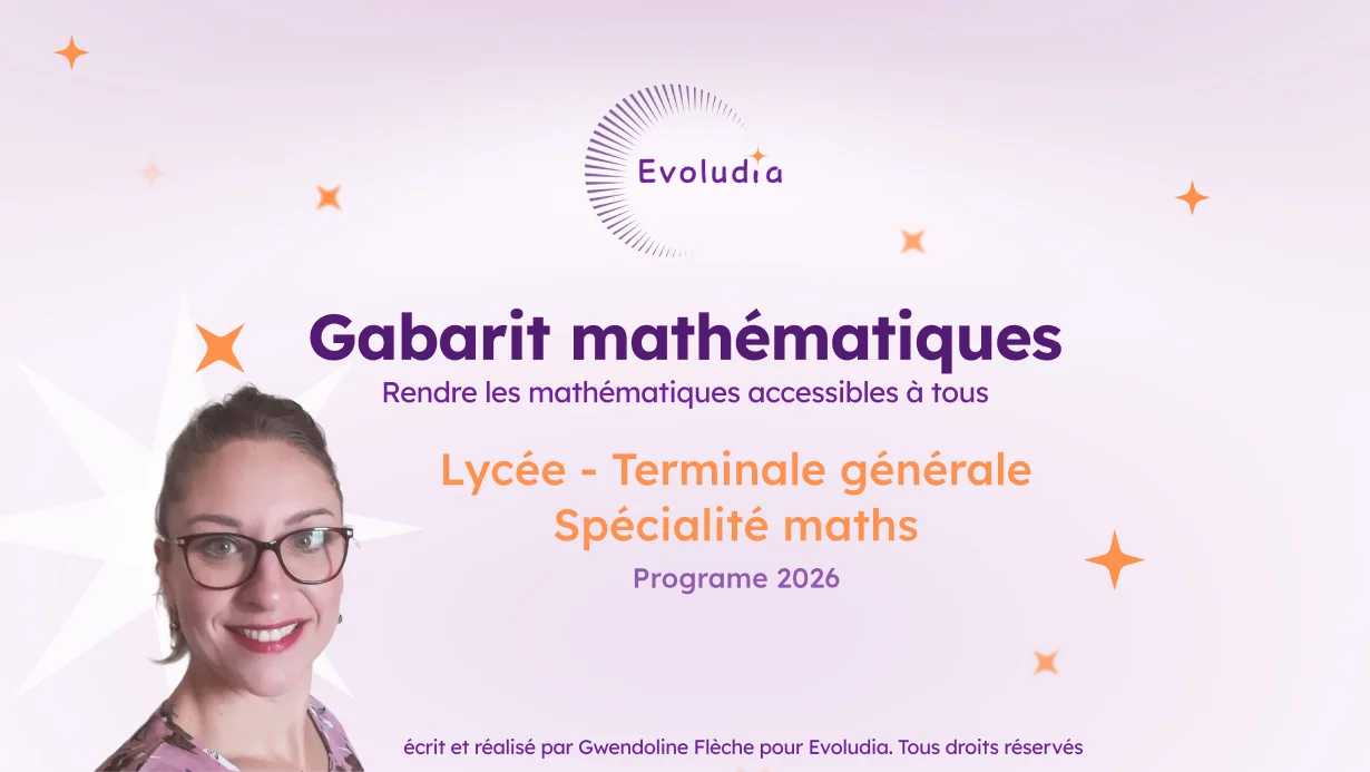 Gabarits de terminale générale spécialité mathématiques